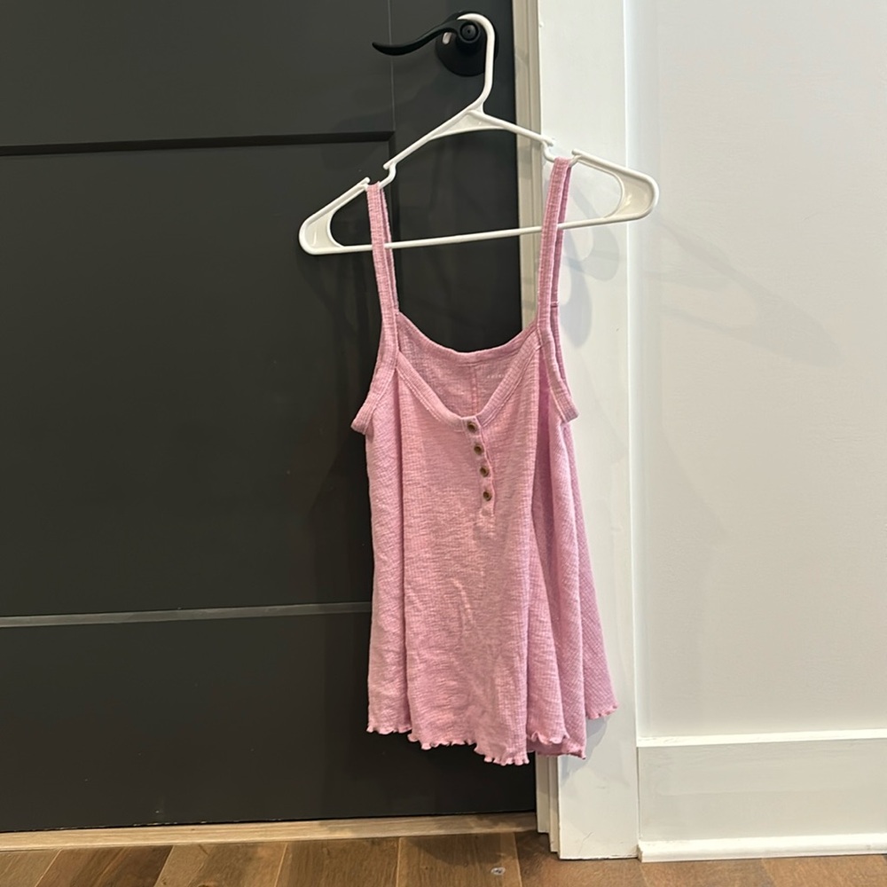 American Eagle Henley Tank Top